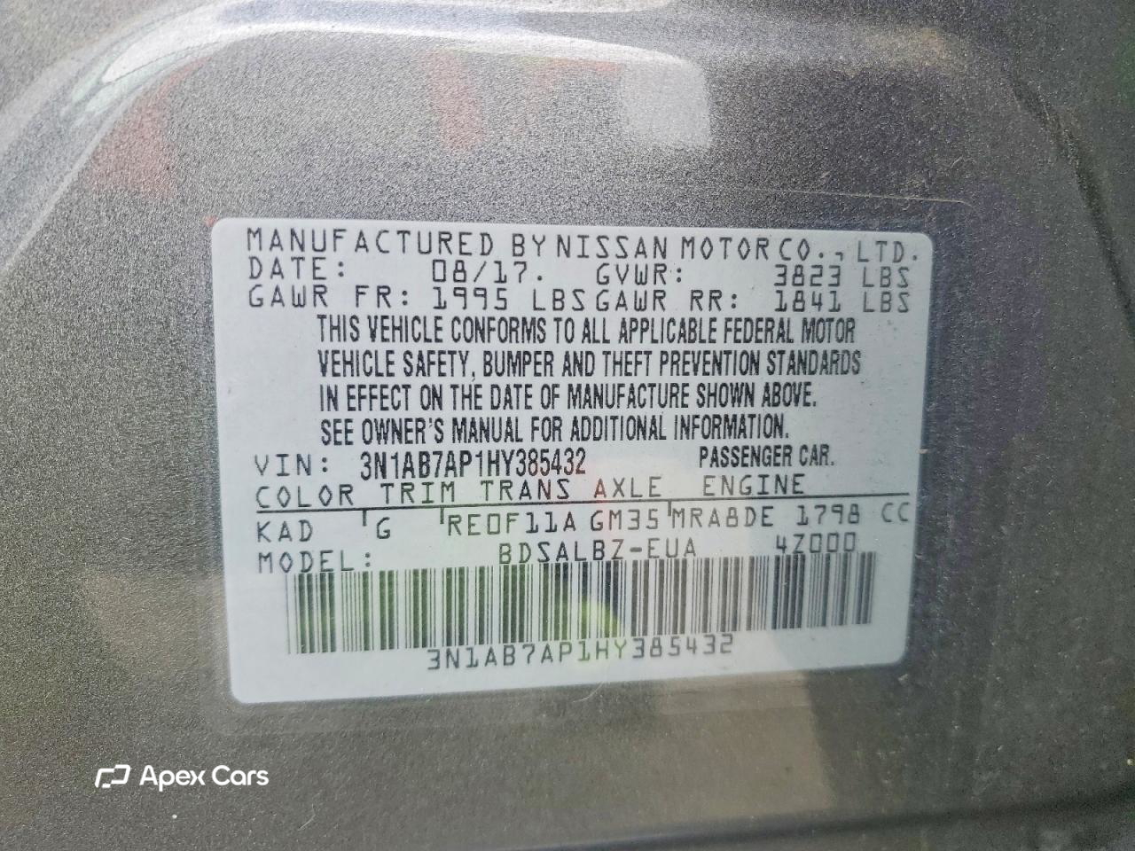 Nissan Sentra 2017