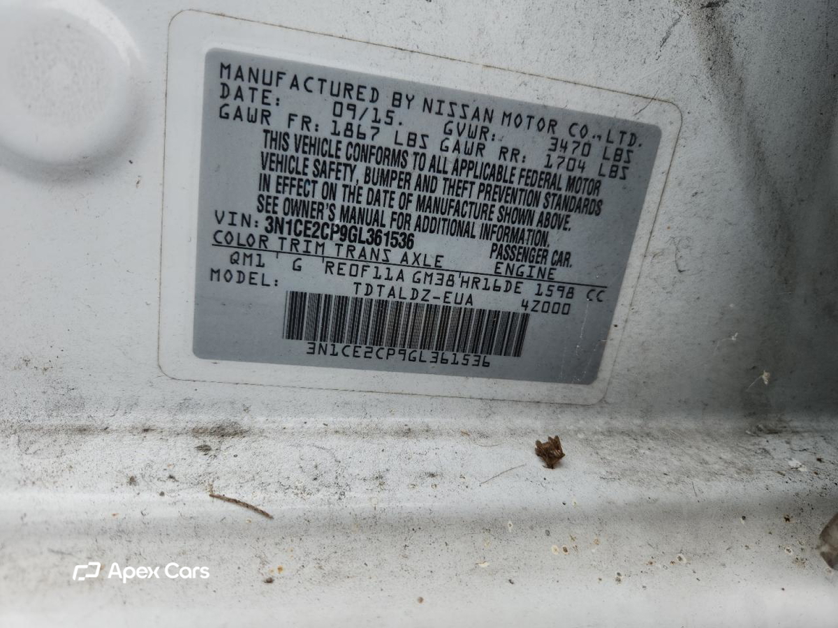 Nissan Versa 2016