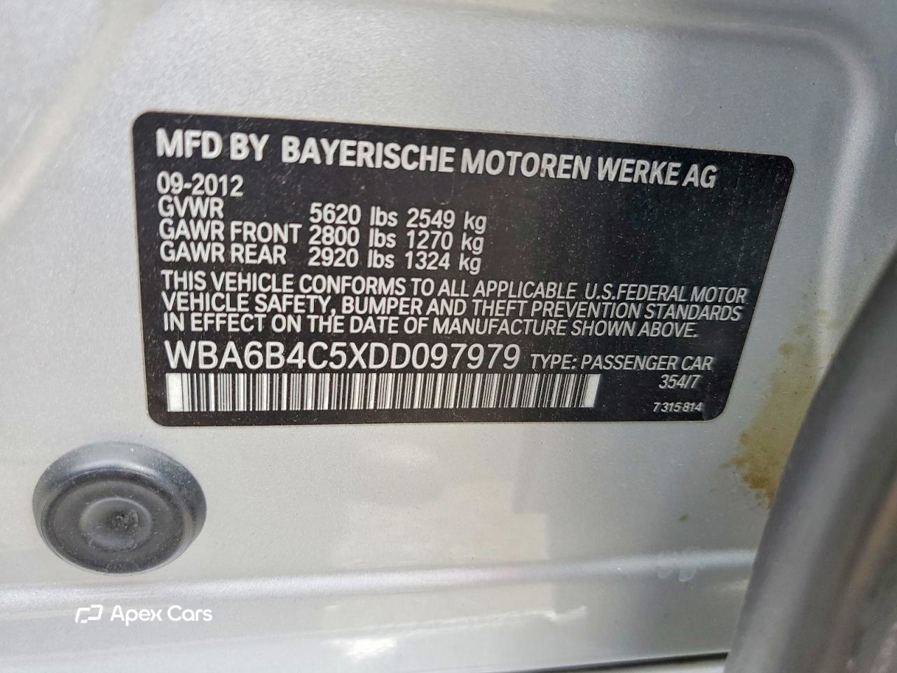 BMW Series 6 2013
