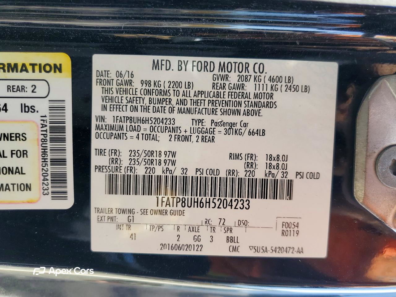 Ford Mustang 2017