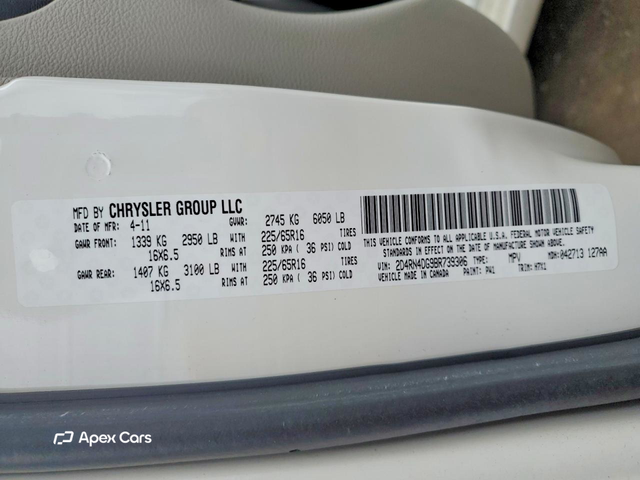 Dodge Caravan 2011