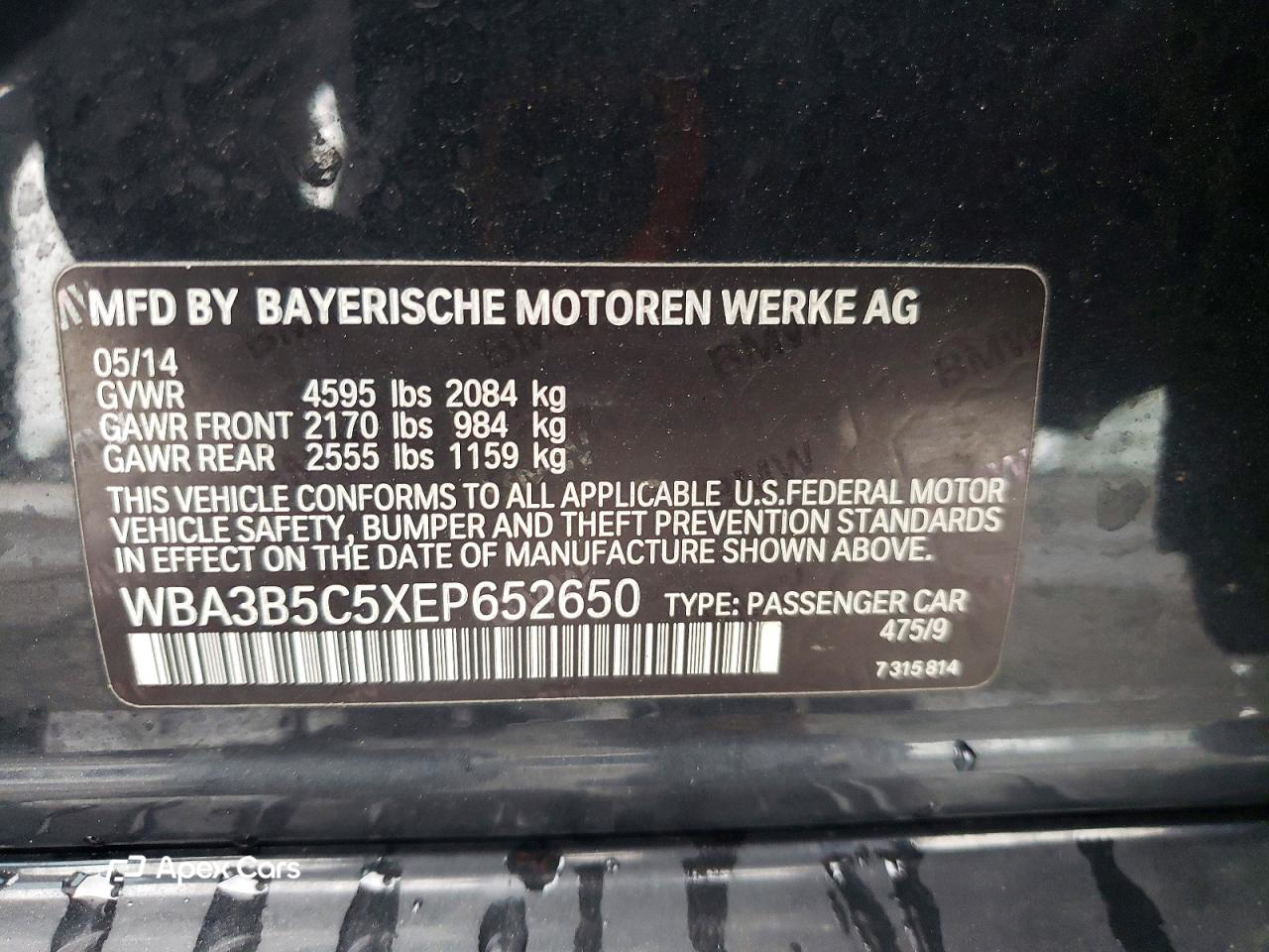 BMW Series 3 2014