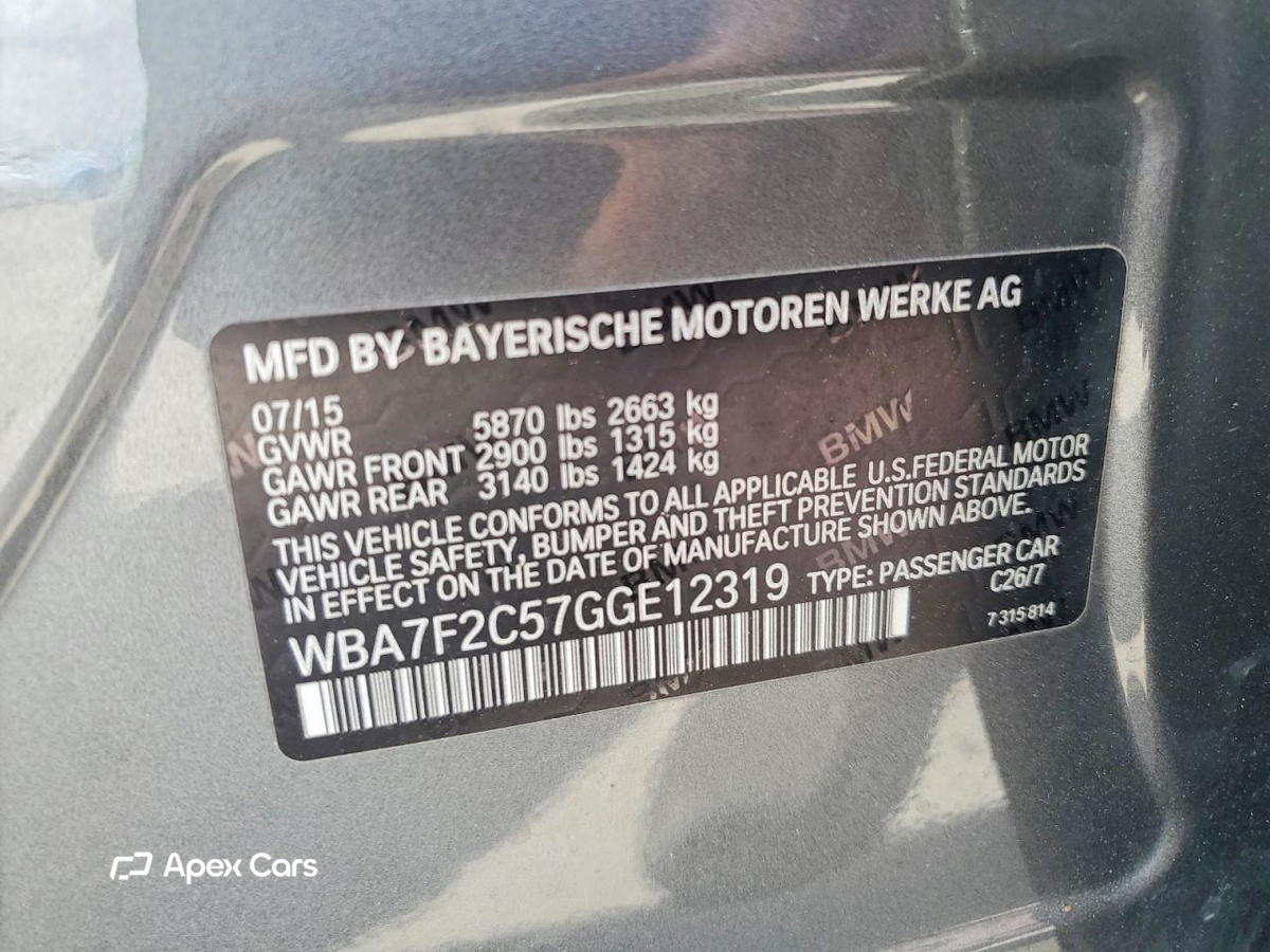 BMW Series 7 2016