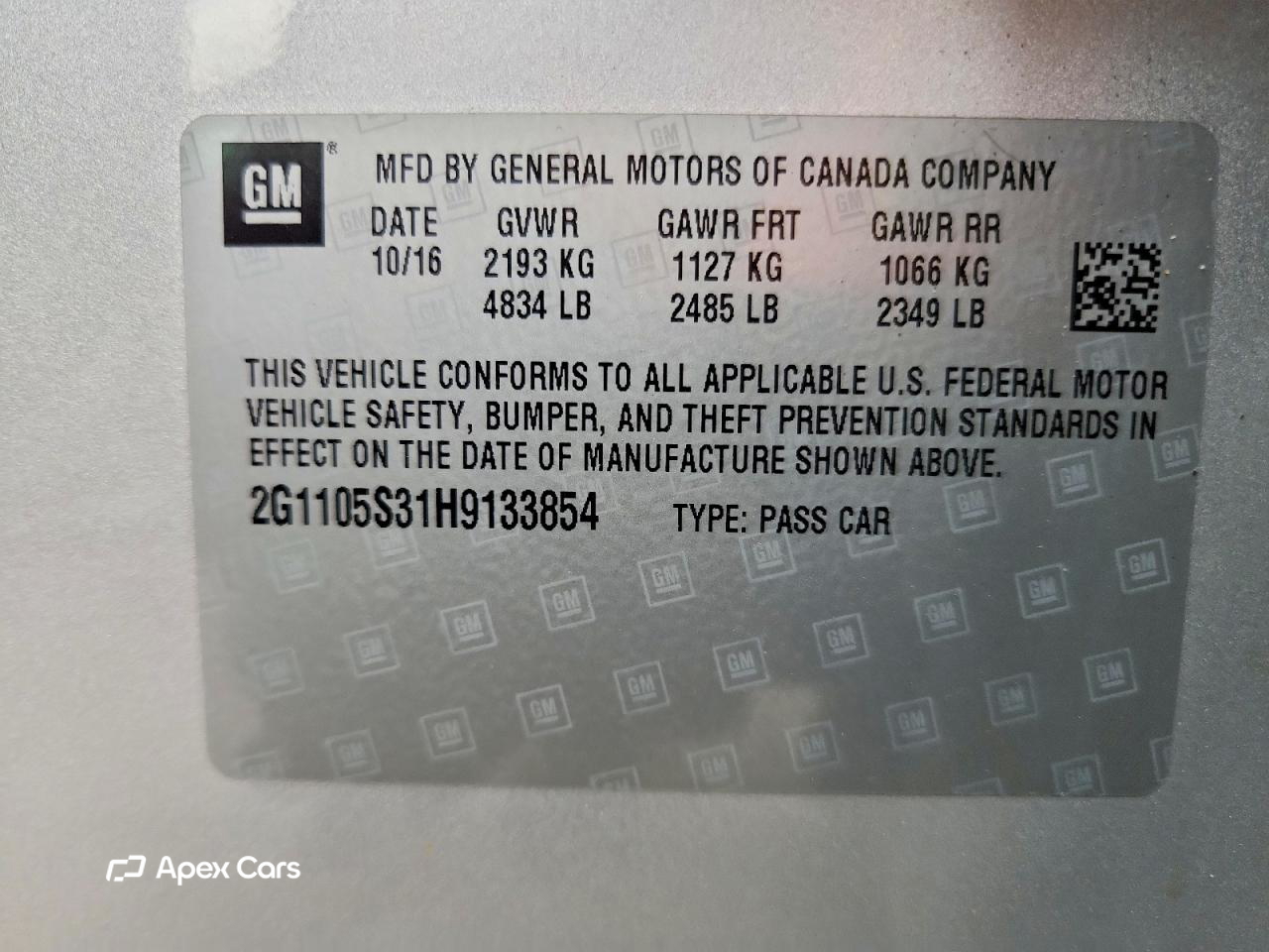 Chevrolet Impala 2017
