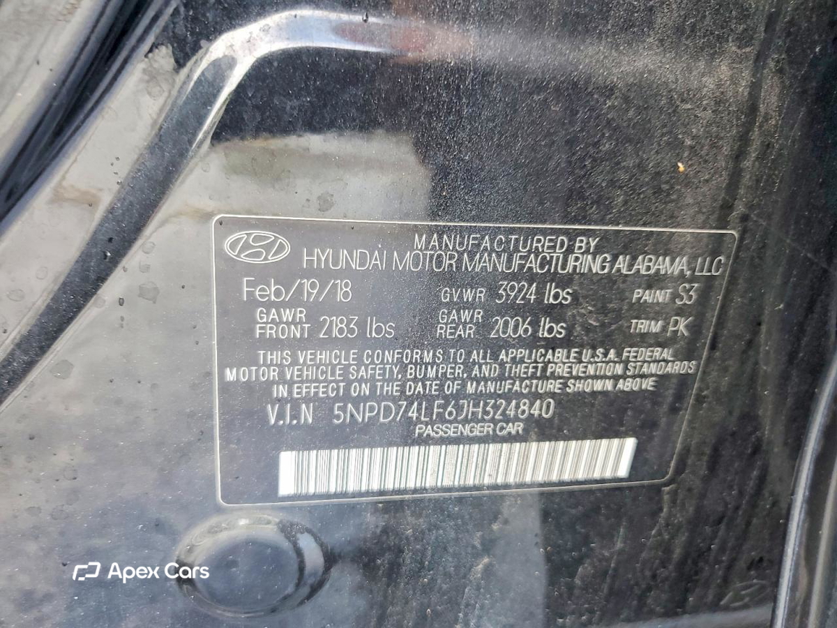 Hyundai Elantra 2018