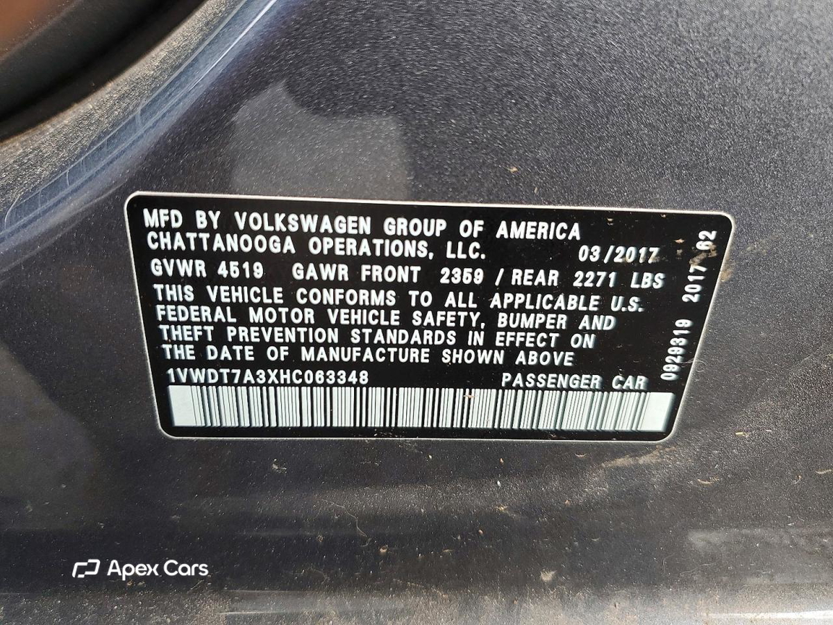 Volkswagen Passat 2017