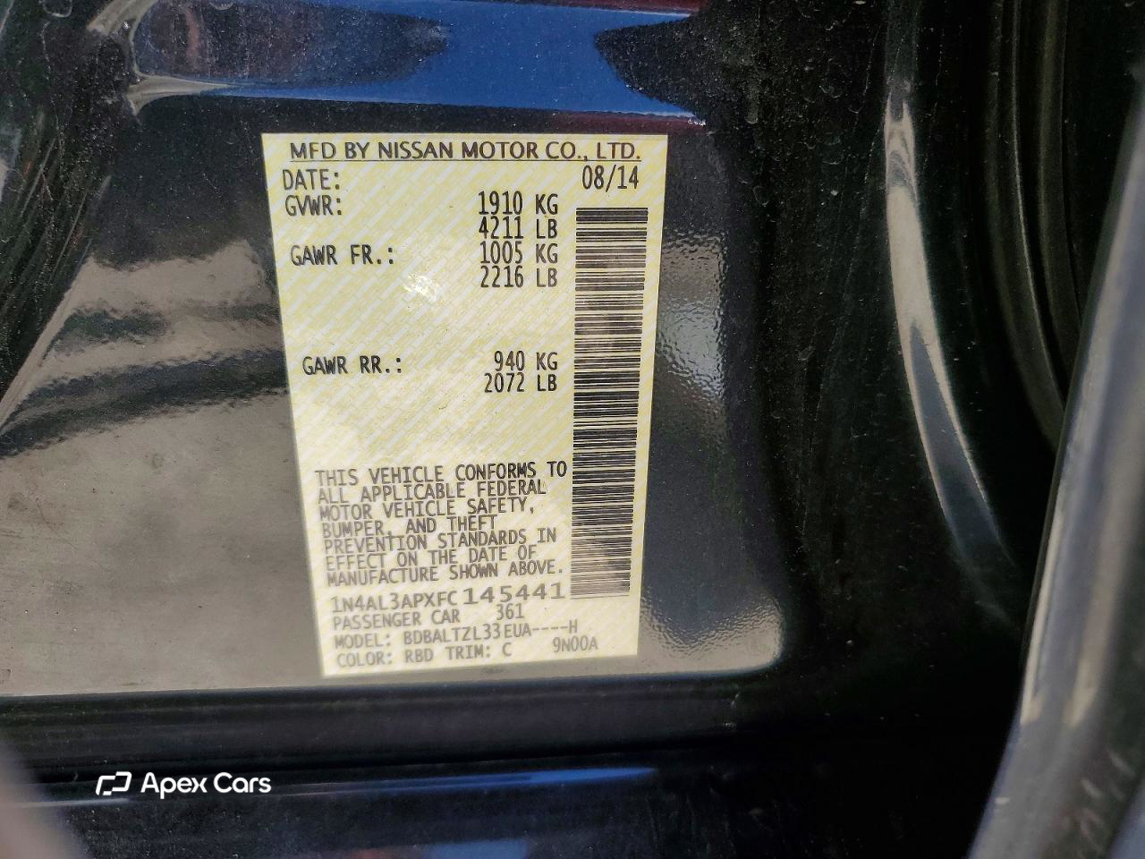 Nissan Altima 2015