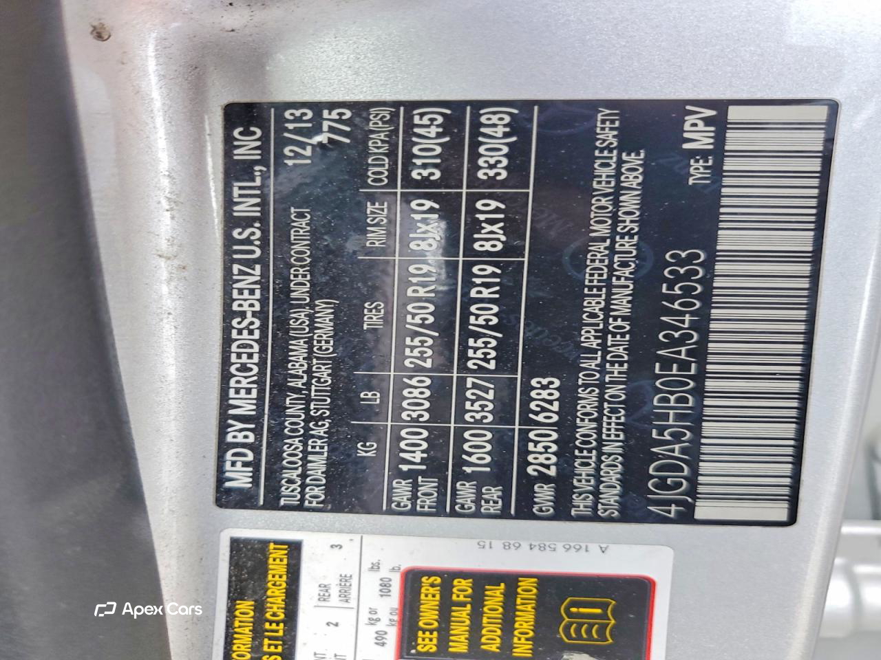 Mercedes-Benz M-klasse 2014