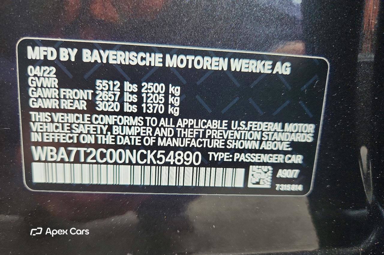 BMW Series 7 2022