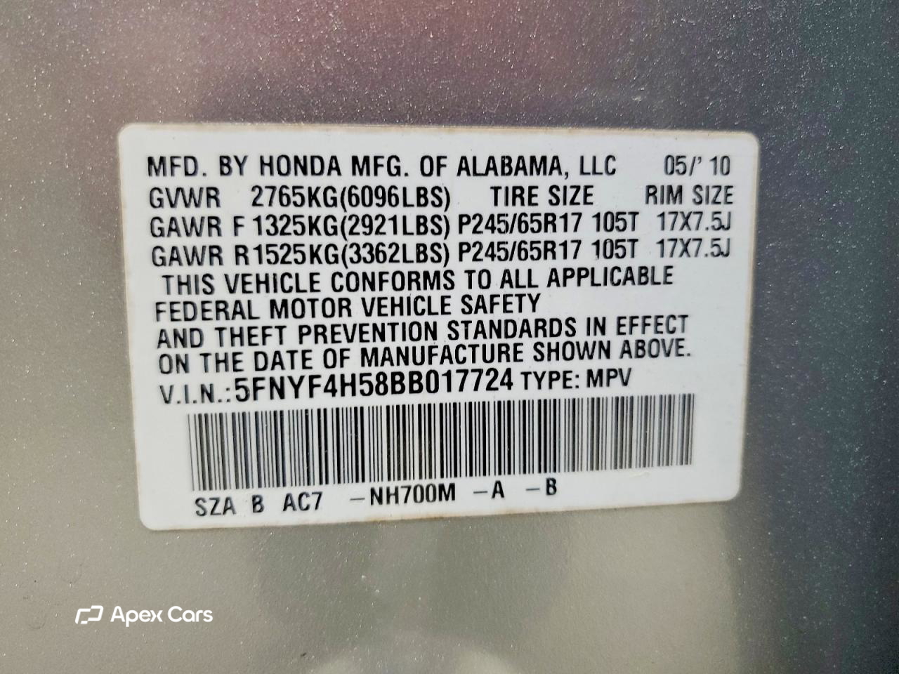 Honda Pilot 2011