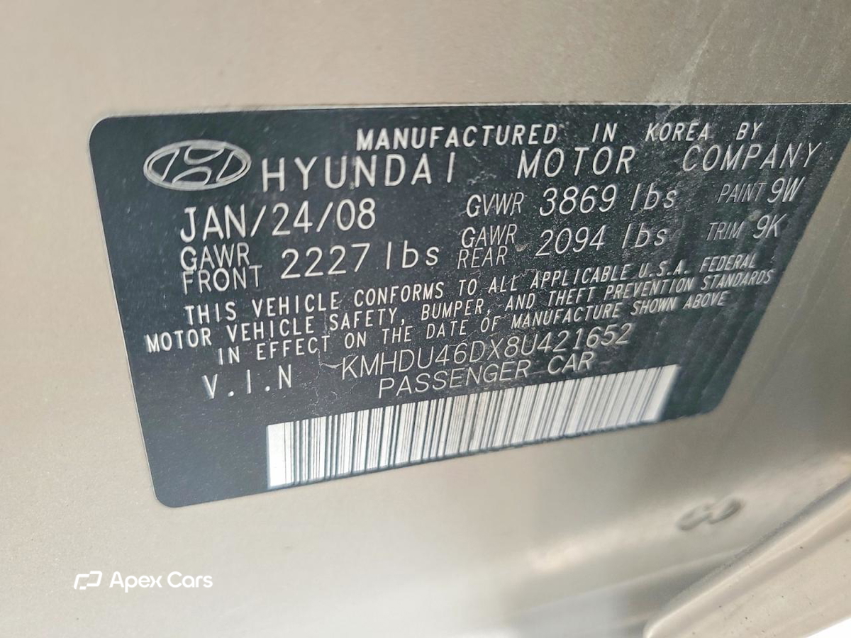 Hyundai Elantra 2008