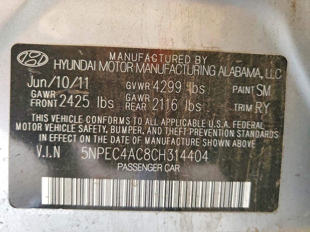 Hyundai Sonata 2012