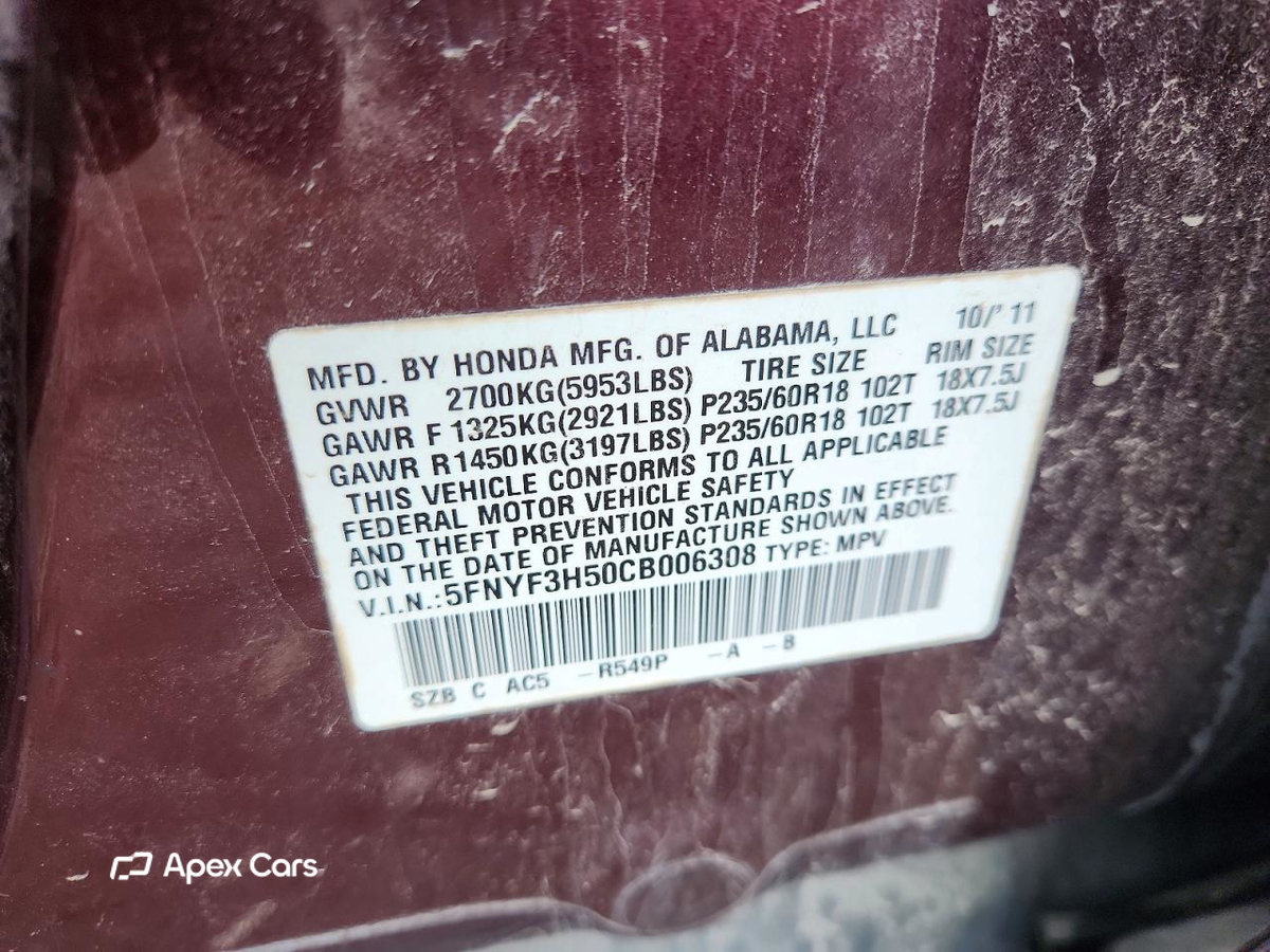 Honda Pilot 2012