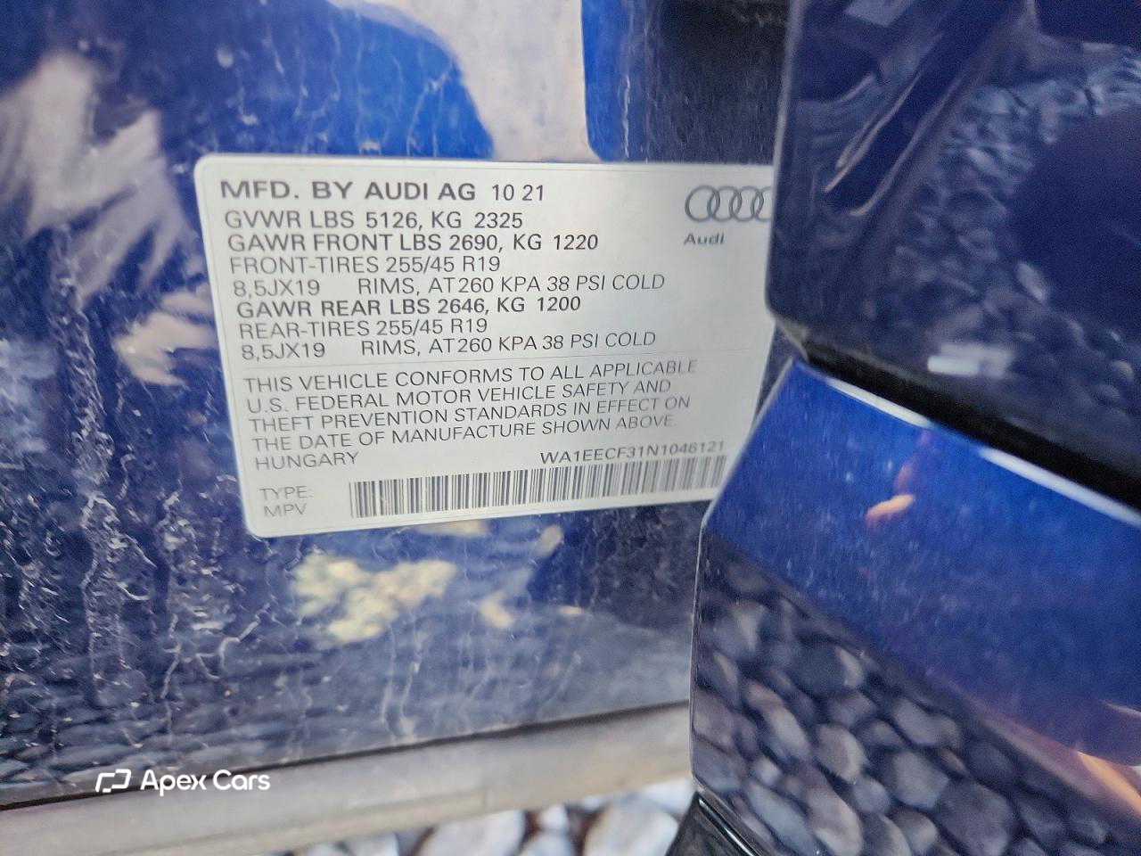 Audi Q3 2022