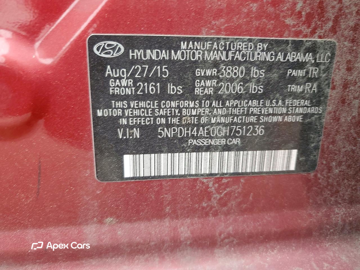 Hyundai Elantra 2016