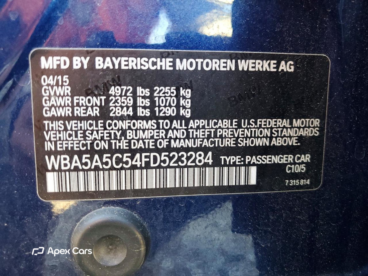 BMW Series 5 2015