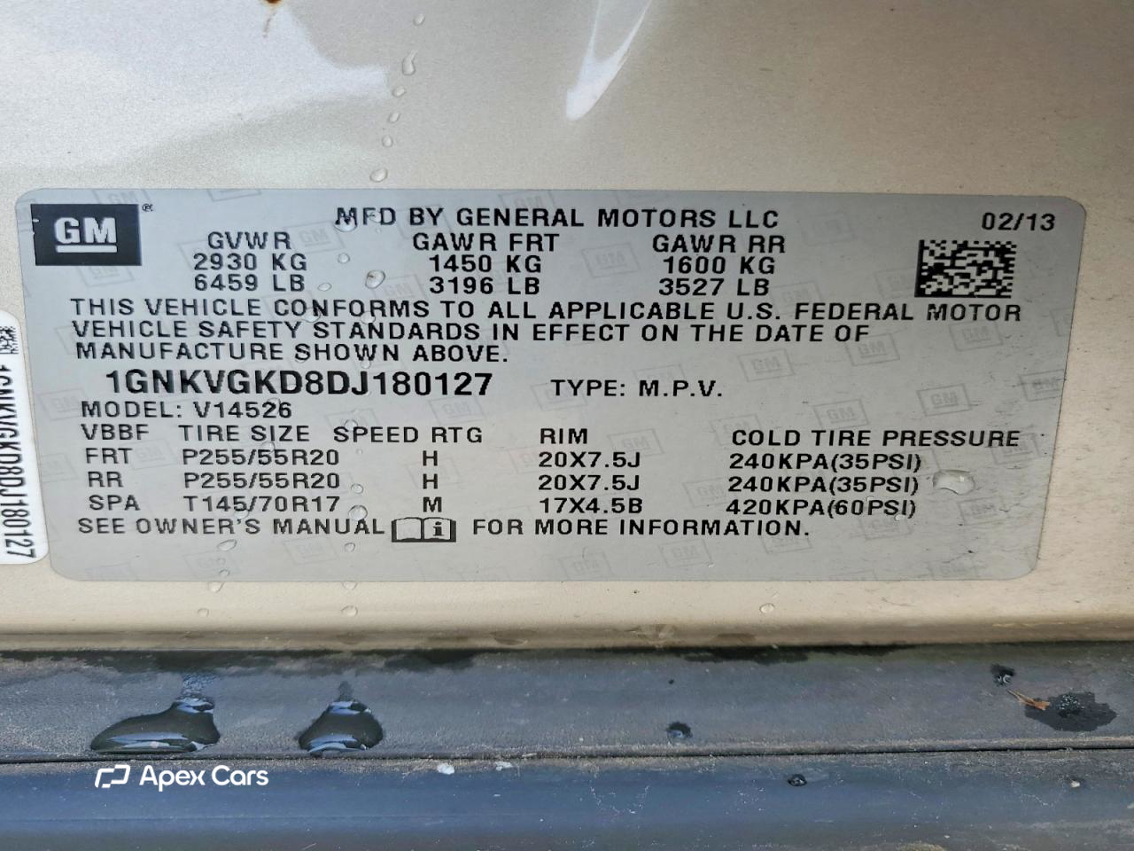 Chevrolet Traverse 2013