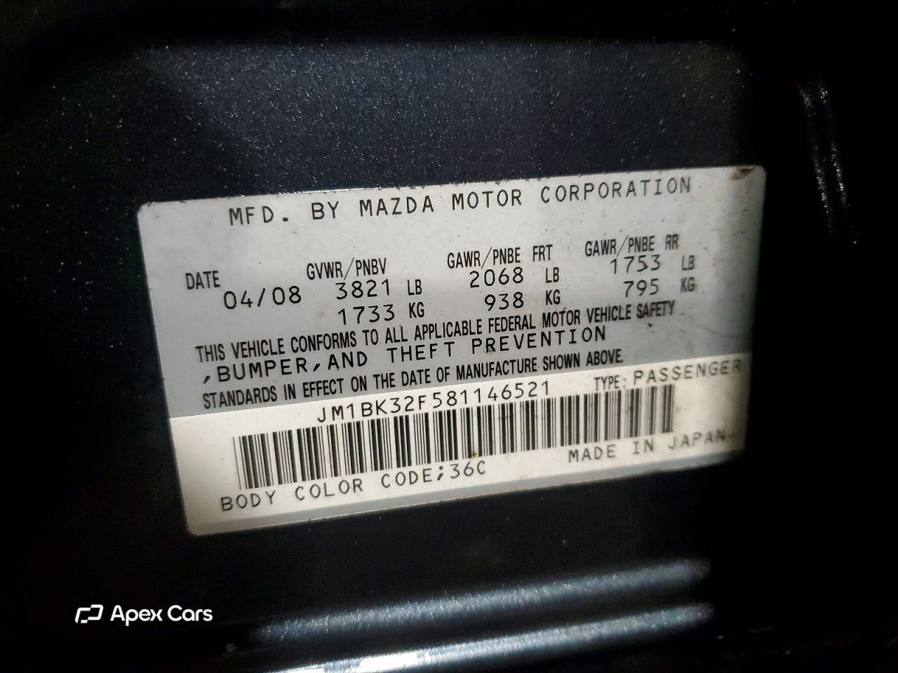Mazda 3 2008
