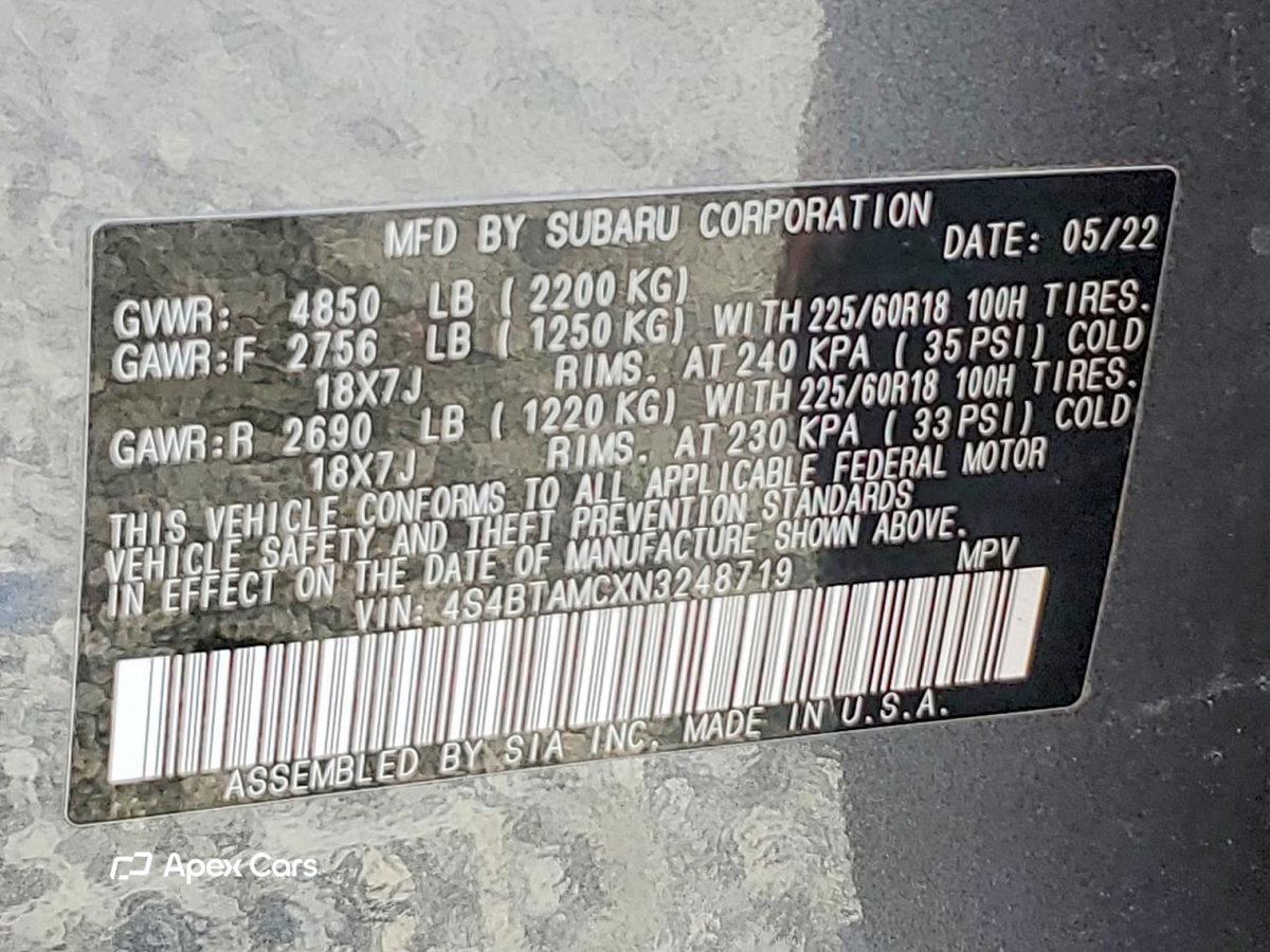 Subaru Outback 2022