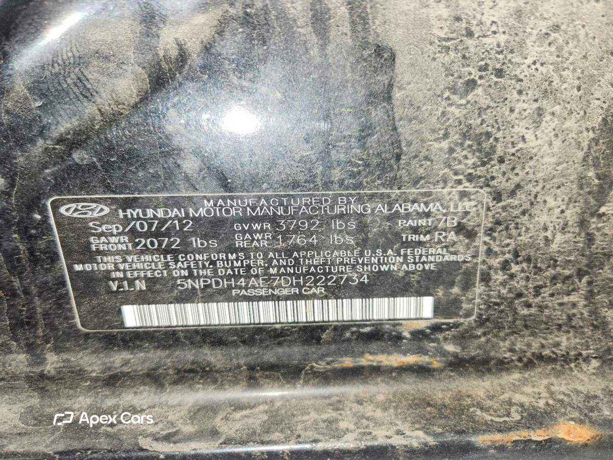 Hyundai Elantra 2013