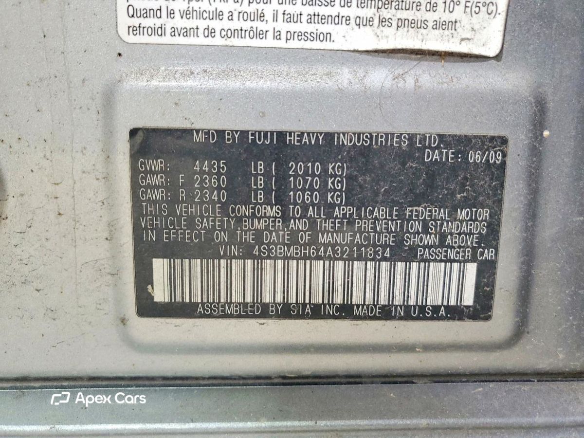 Subaru Legacy 2010