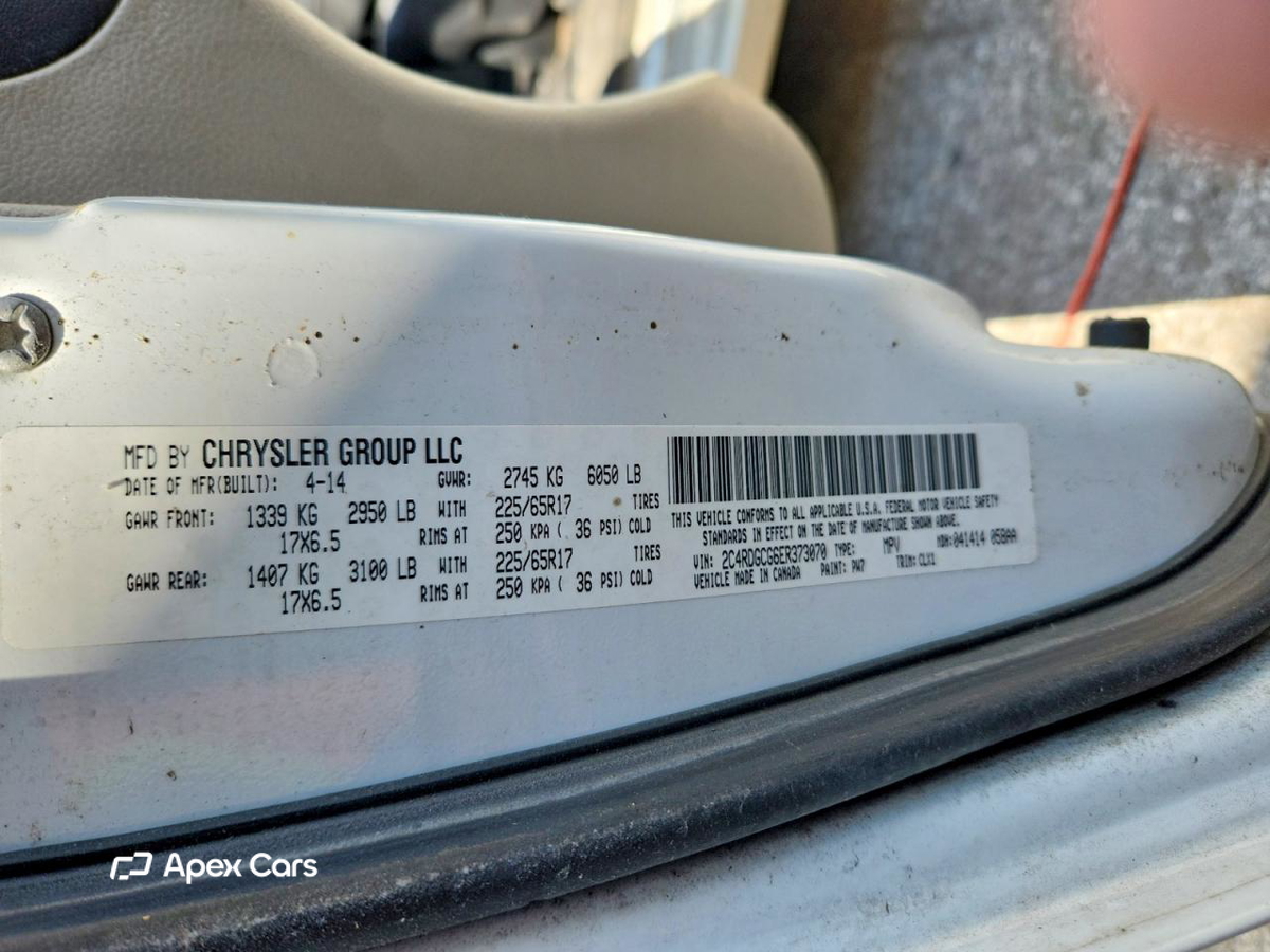 Dodge Caravan 2014