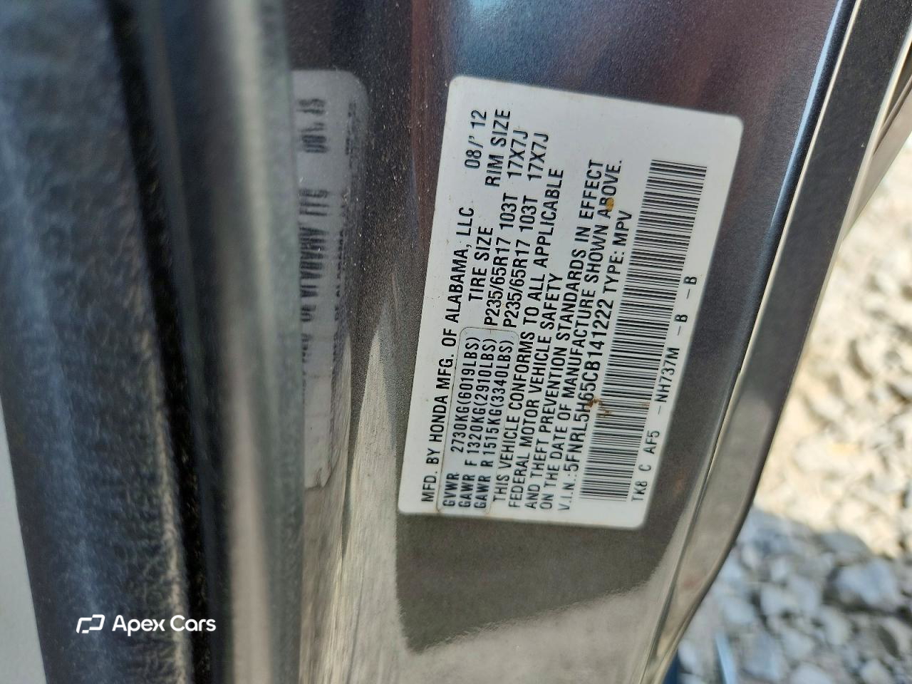 Honda Odyssey 2012