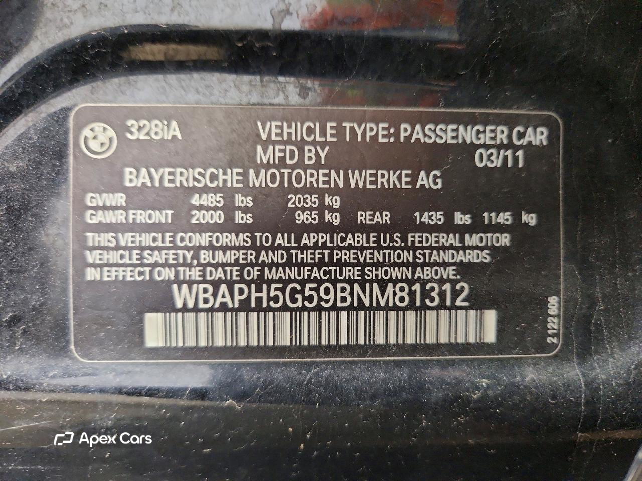 BMW Series 3 2011
