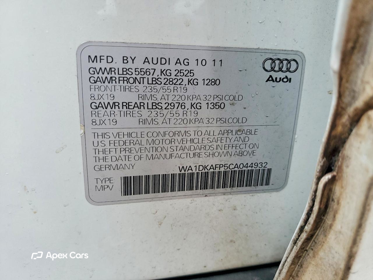 Audi Q5 2012