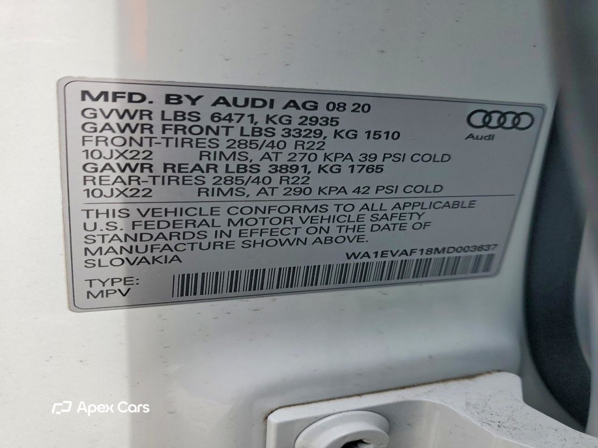 Audi Q8 2021
