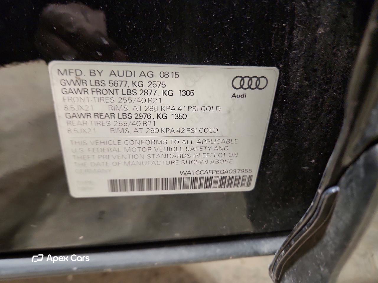 Audi SQ5 2016