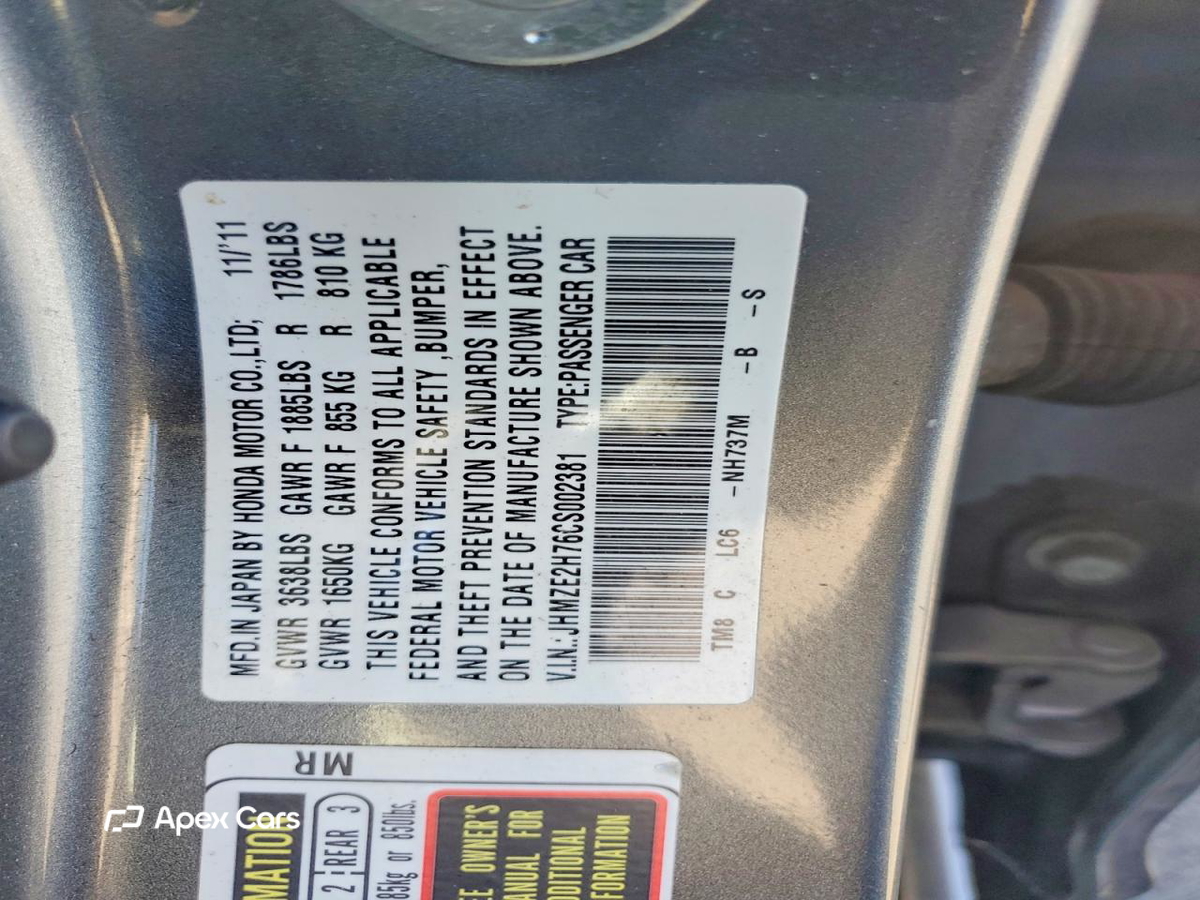Honda Insight 2012