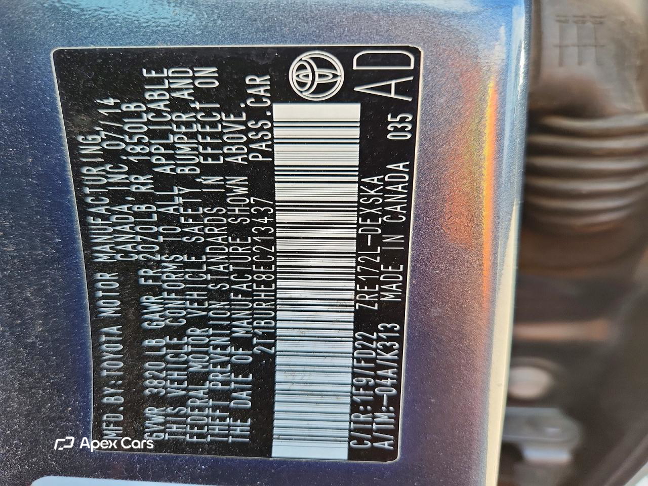 Toyota Corolla 2014