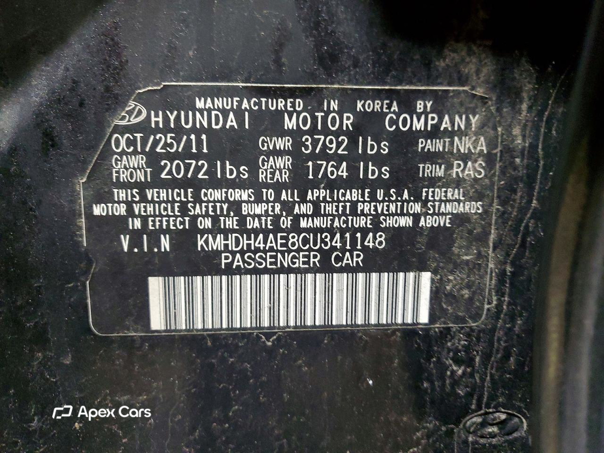 Hyundai Elantra 2012