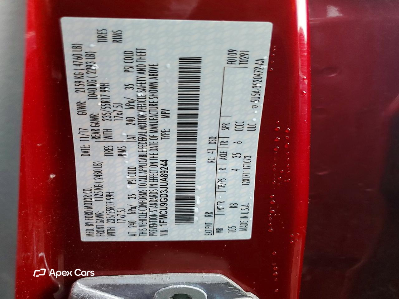 Ford Escape 2018