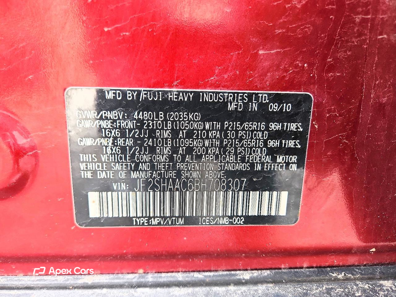 Subaru Forester 2011
