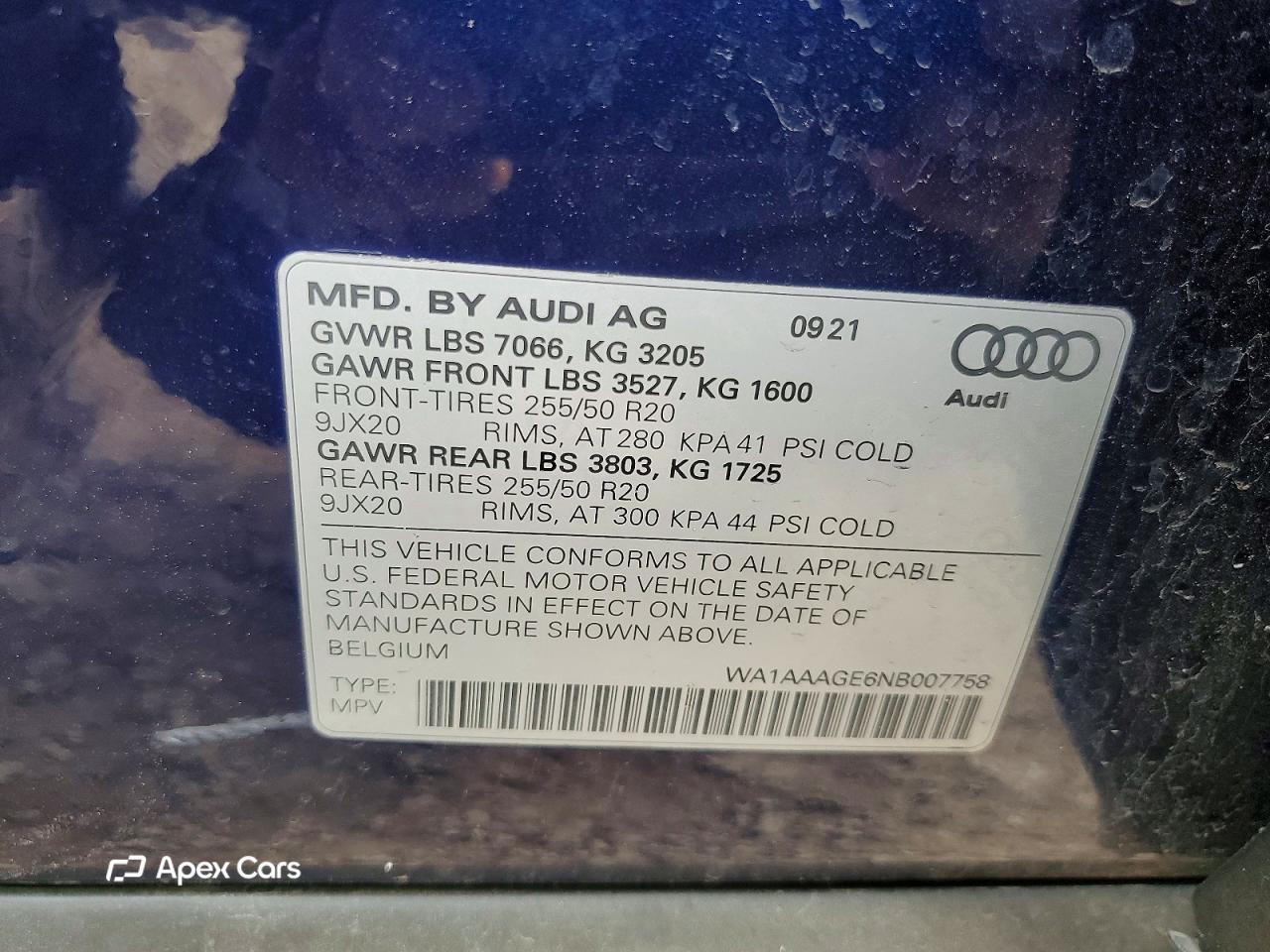 Audi e-tron 2022