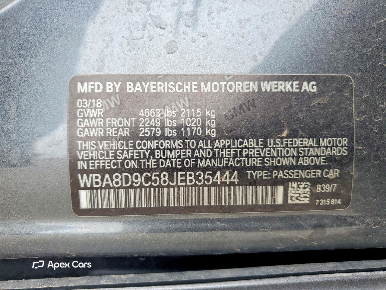 BMW Series 3 2018