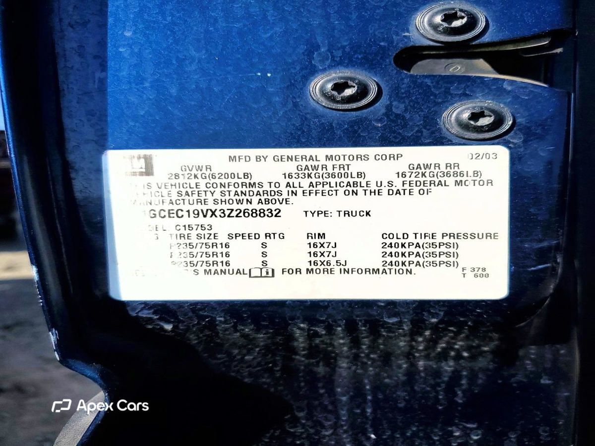 Chevrolet Silverado 2003
