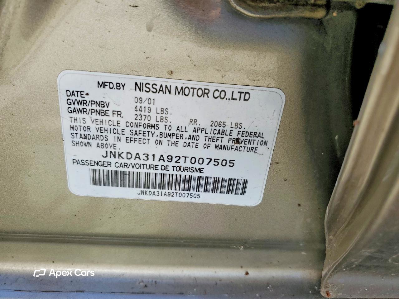 Infiniti I 2002