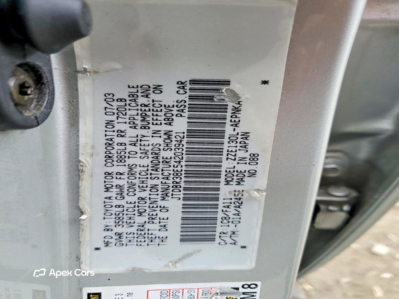 Toyota Corolla 2004