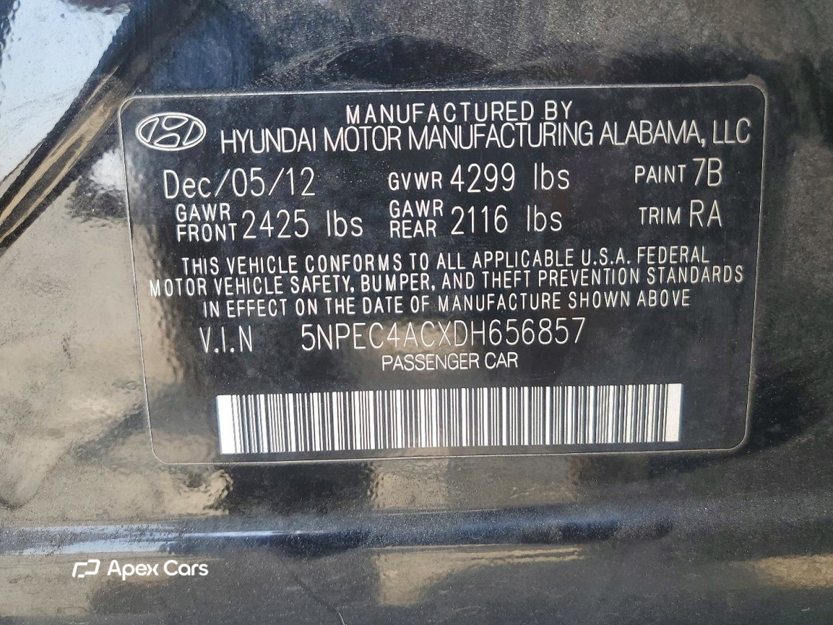 Hyundai Sonata 2013
