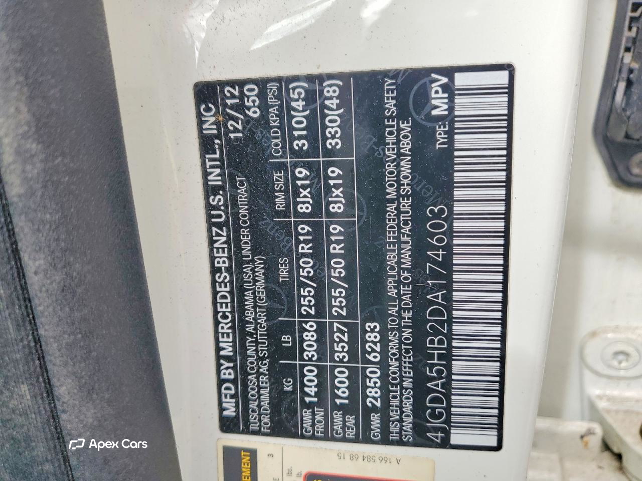 Mercedes-Benz M-klasse 2013