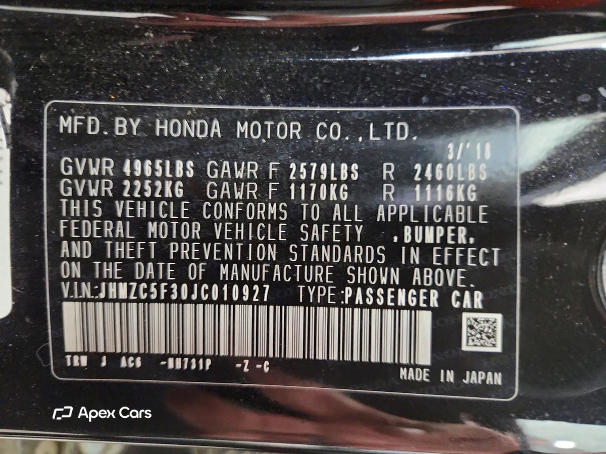 Honda Clarity 2018