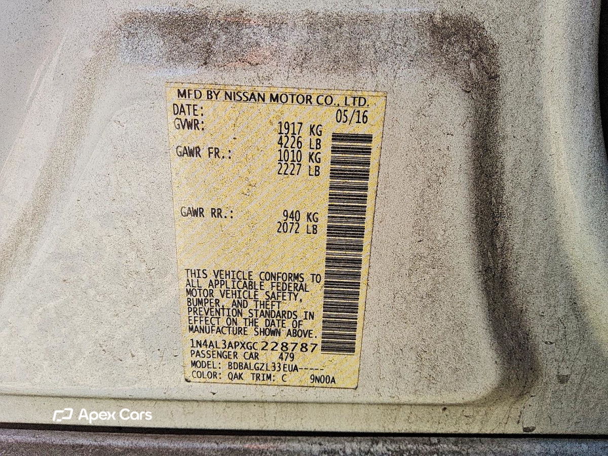 Nissan Altima 2016