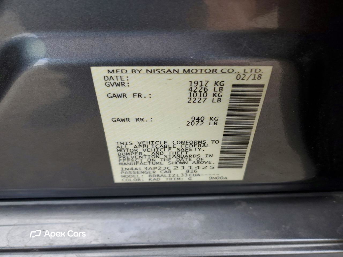Nissan Altima 2018