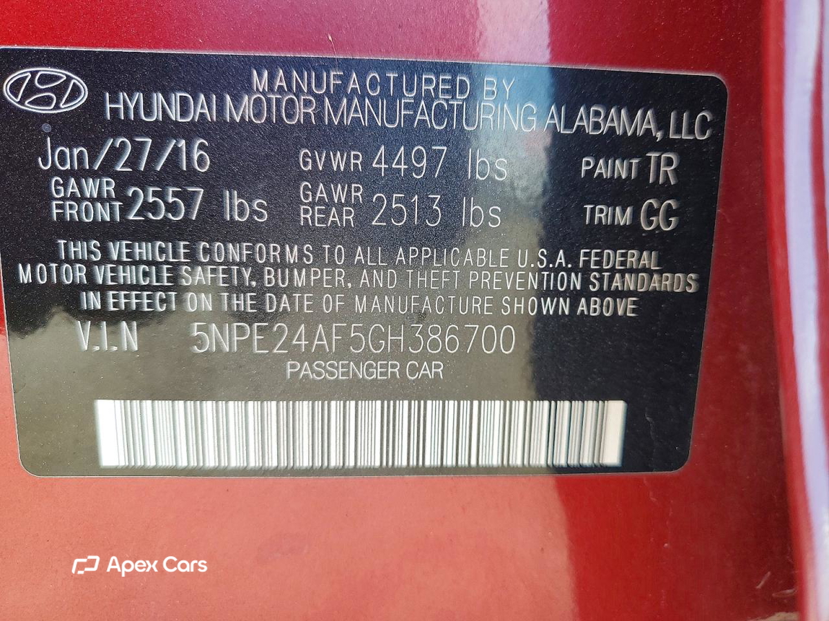 Hyundai Sonata 2016