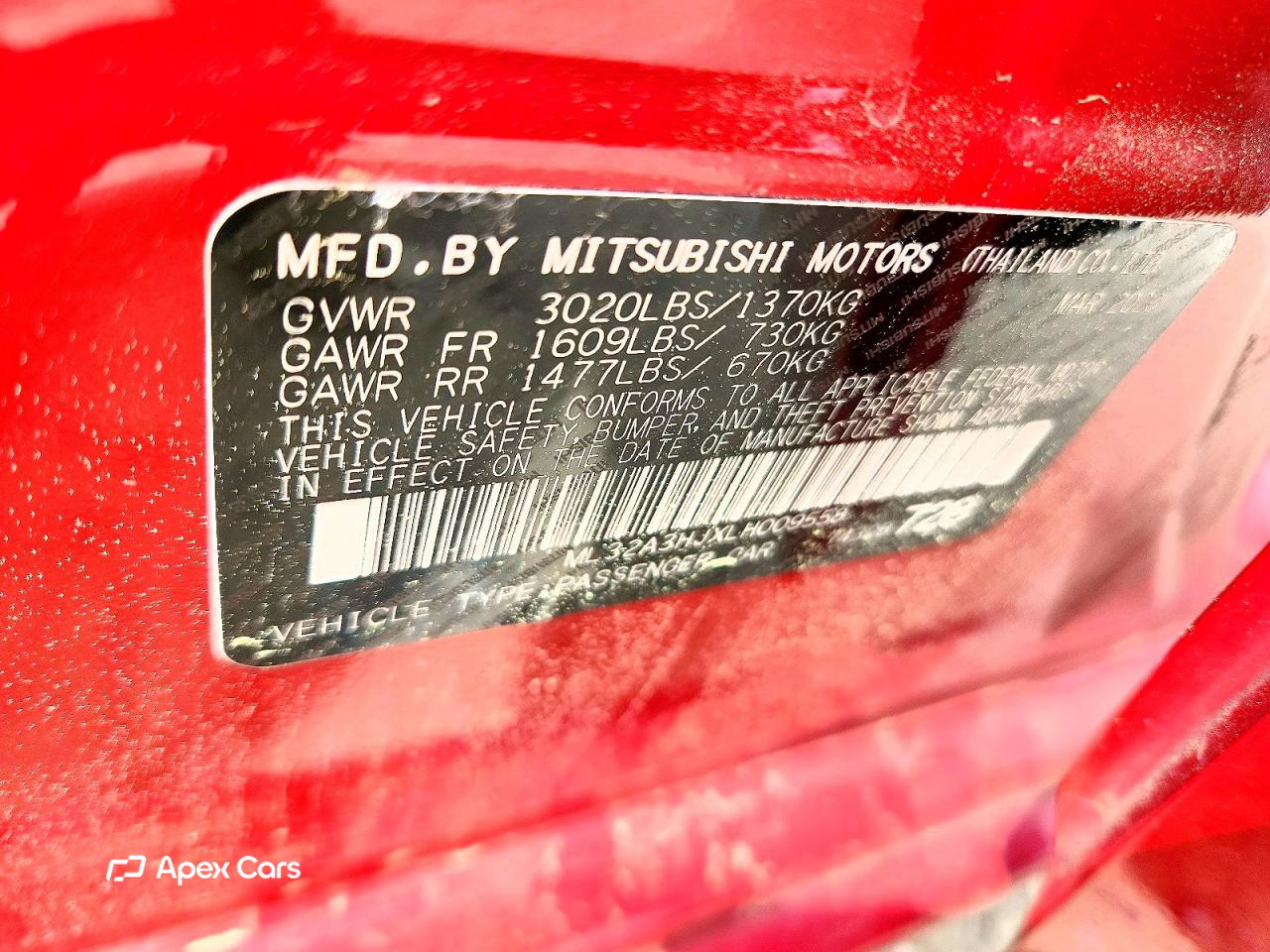 Mitsubishi Mirage 2020