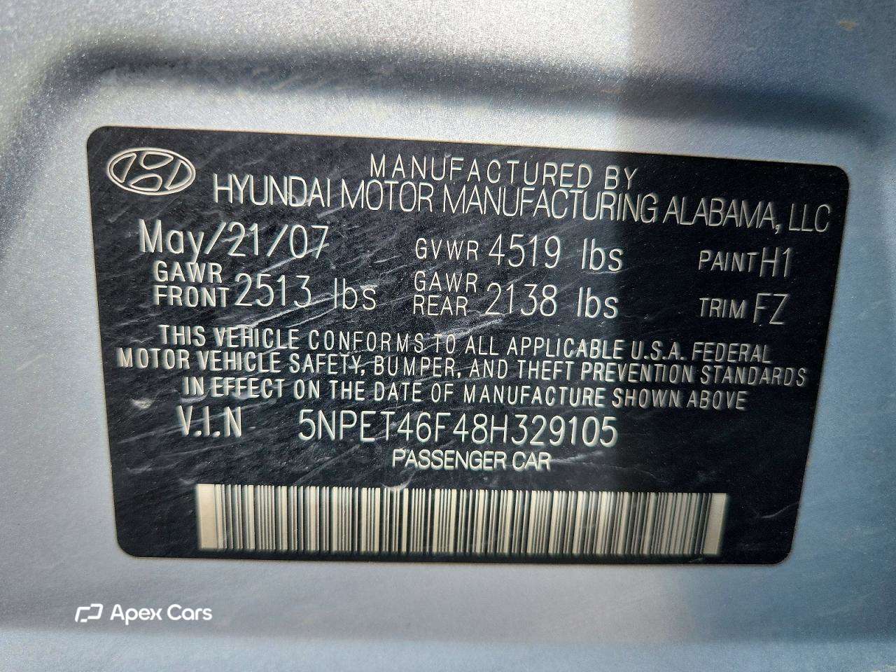 Hyundai Sonata 2008