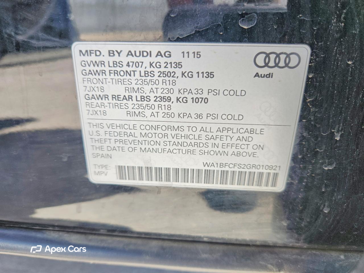 Audi Q3 2016